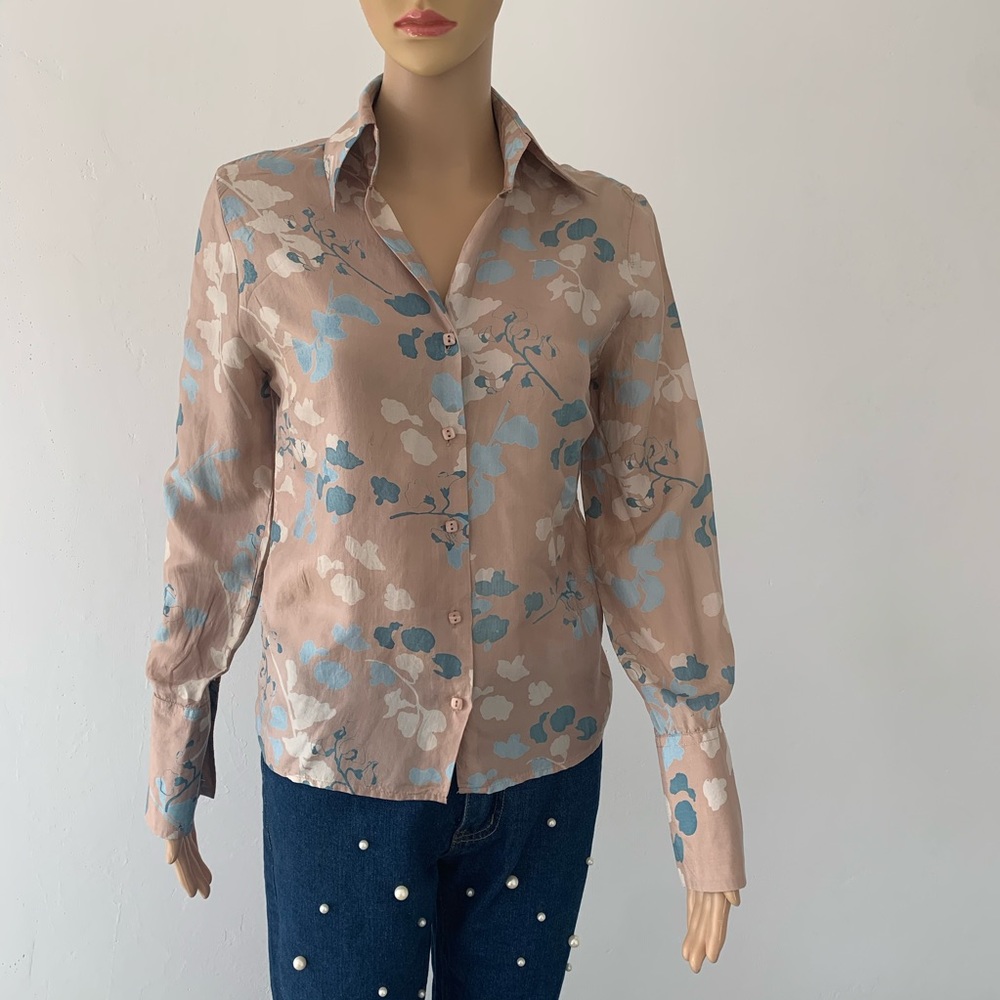 Blouse Floral/ Blush